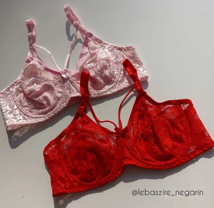 سوتین دانتل زیرنخ فنردارهارنسی